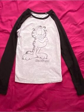 Women Black & Grey Cotton Long-Sleeve Tee